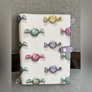 NWT！COACH Notebook With Candy Print （COACH CDB81）fast shipping